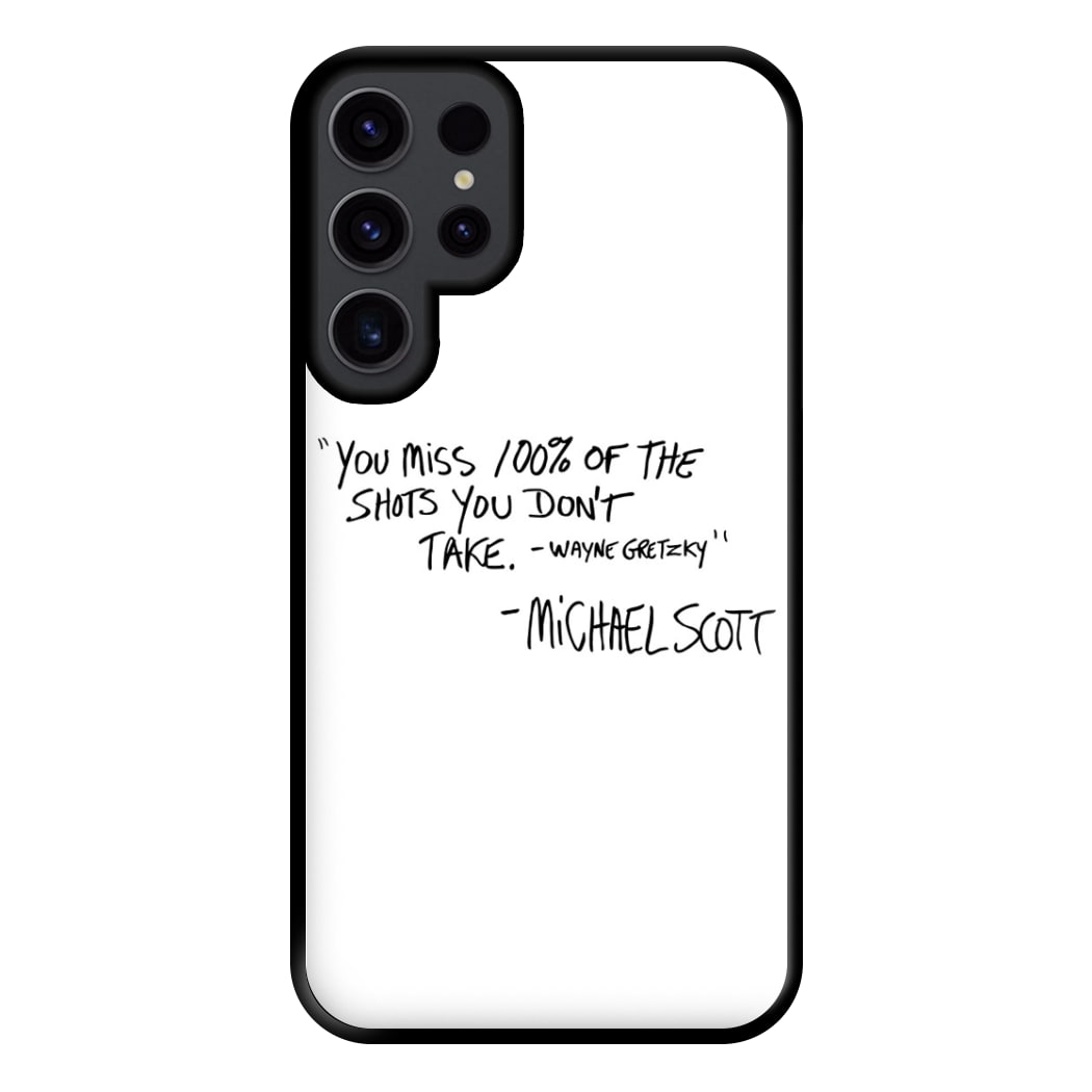 Michael Scott Quote Phone Case for Galaxy S23 Ultra