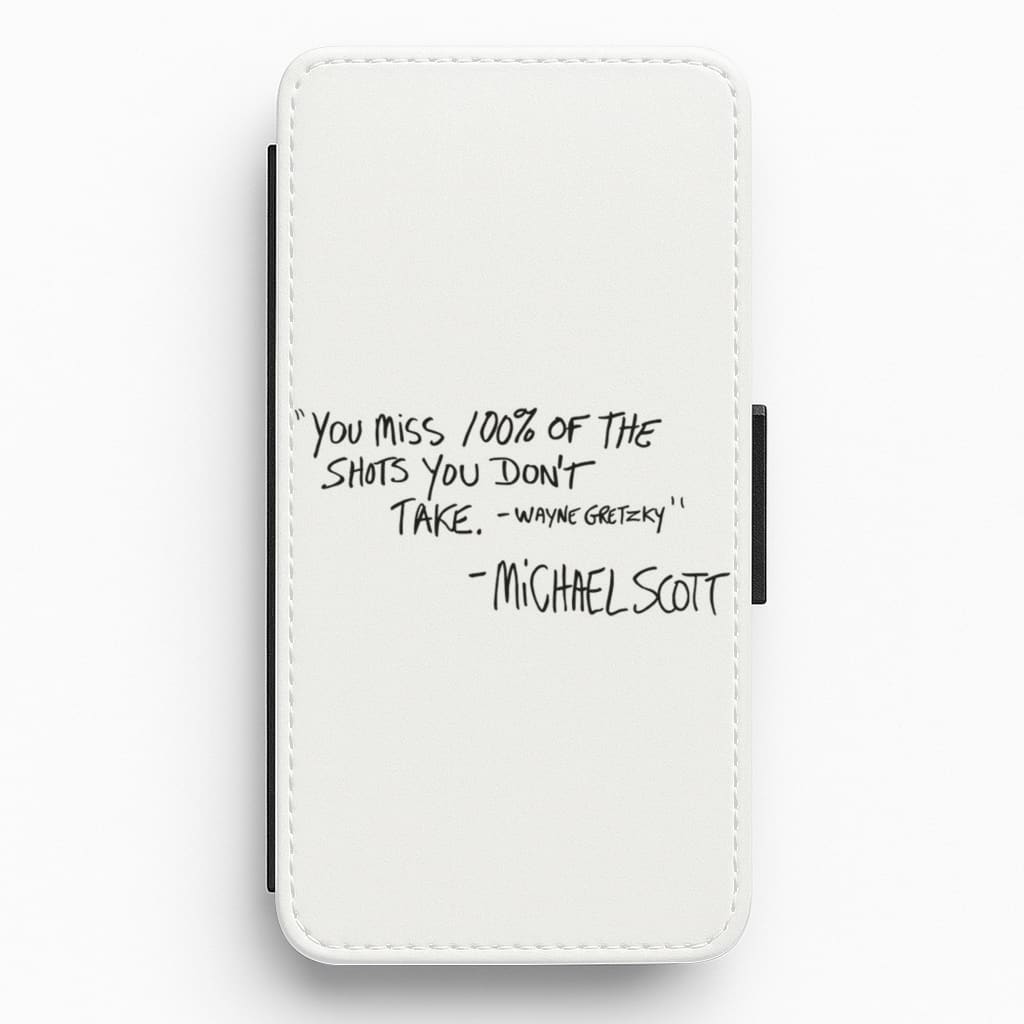 Michael Scott Quote Flip / Wallet Phone Case