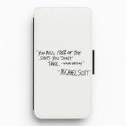 Michael Scott Quote Flip / Wallet Phone Case 1
