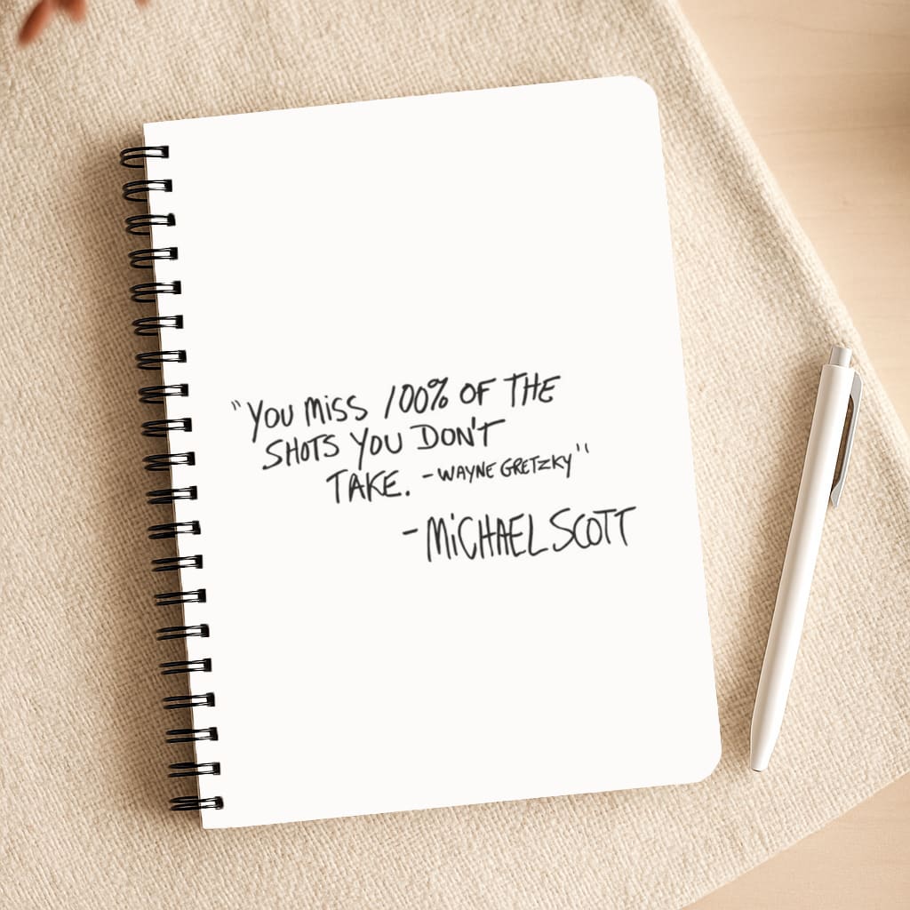 Michael Scott Quote Notepad