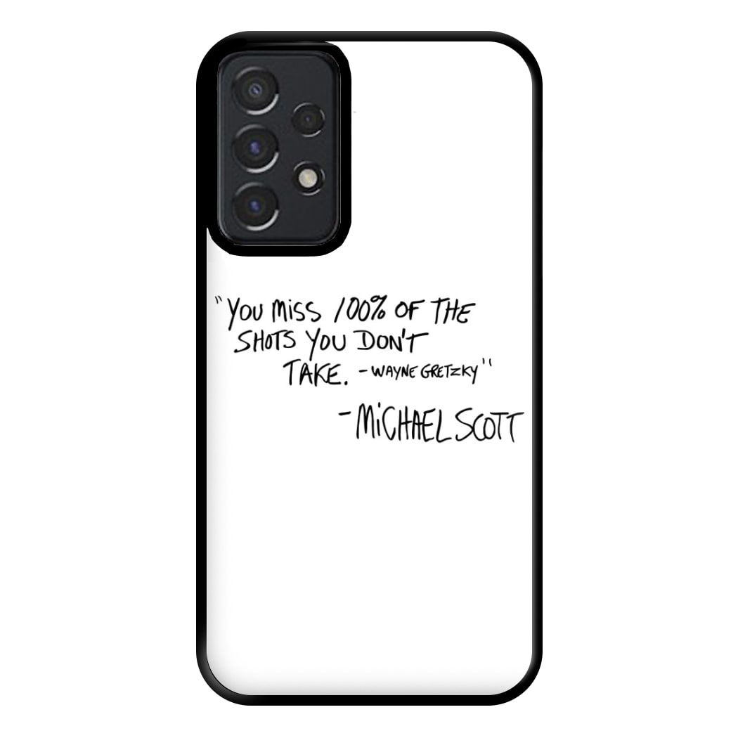 Michael Scott Quote Phone Case for Galaxy A52 / A52s