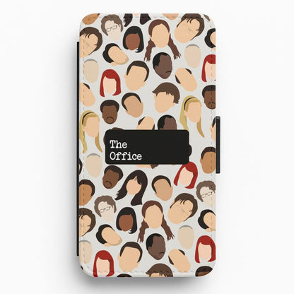 Office Collage Flip / Wallet Phone Case