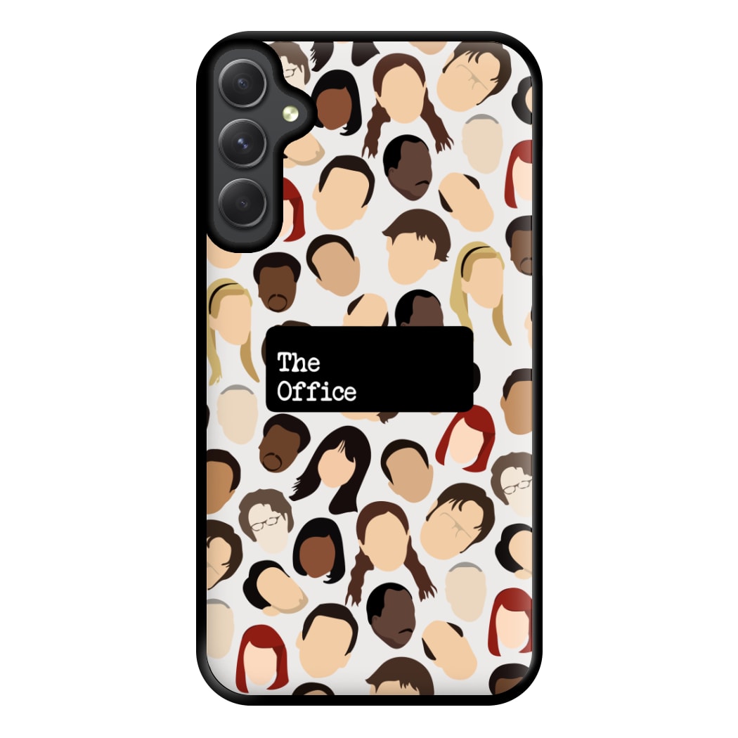 Office Collage Phone Case for Galaxy A14