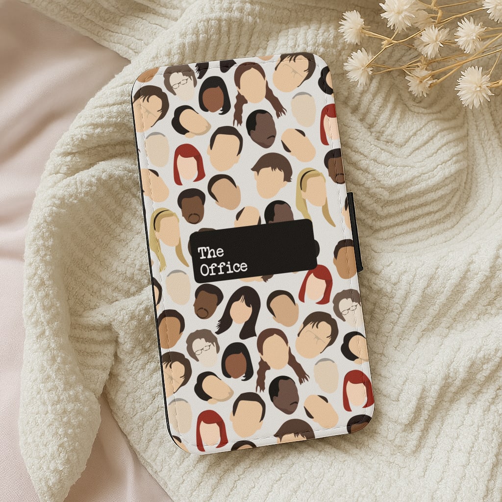Office Collage Wallet Phone Case