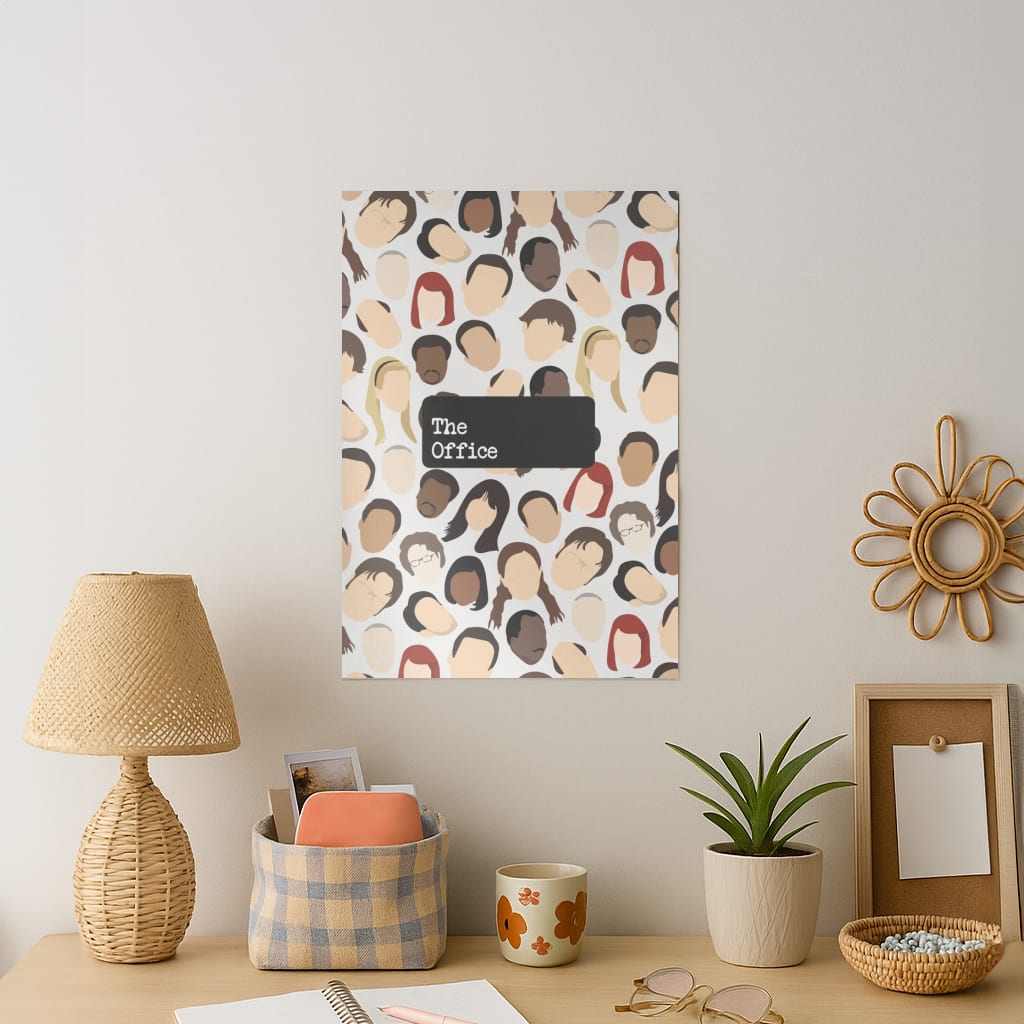 Office Collage Art Print