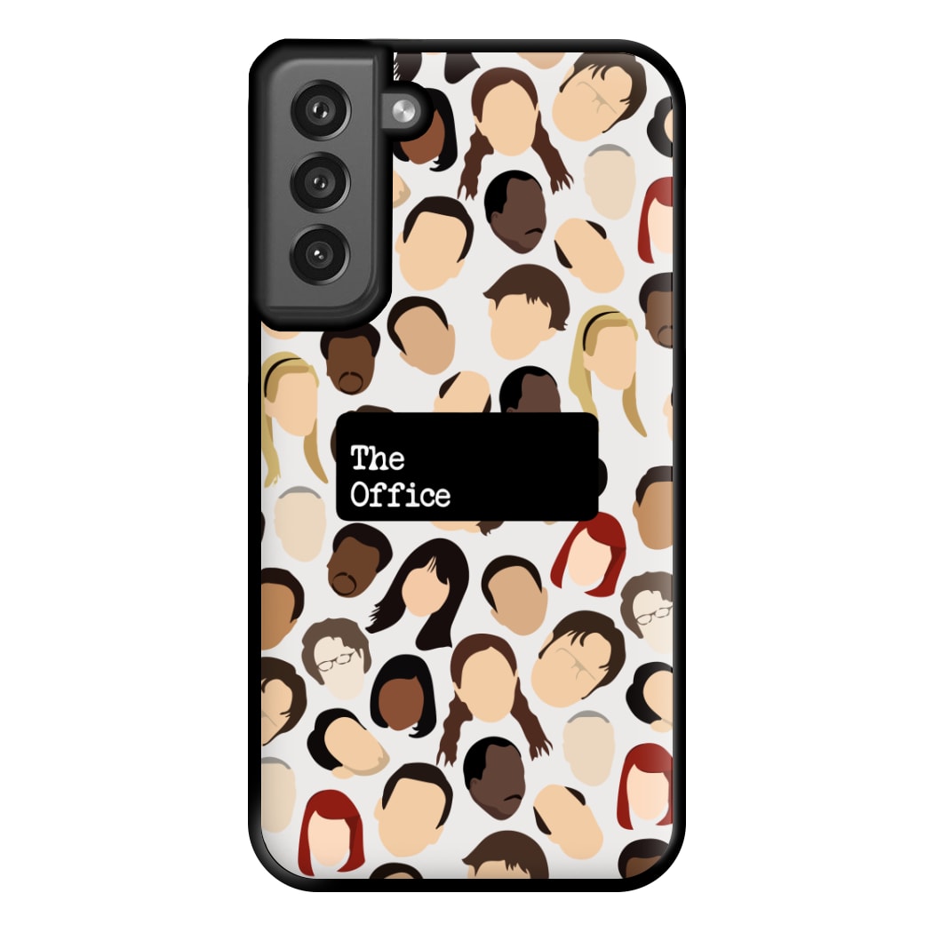 Office Collage Phone Case for Galaxy S21FE