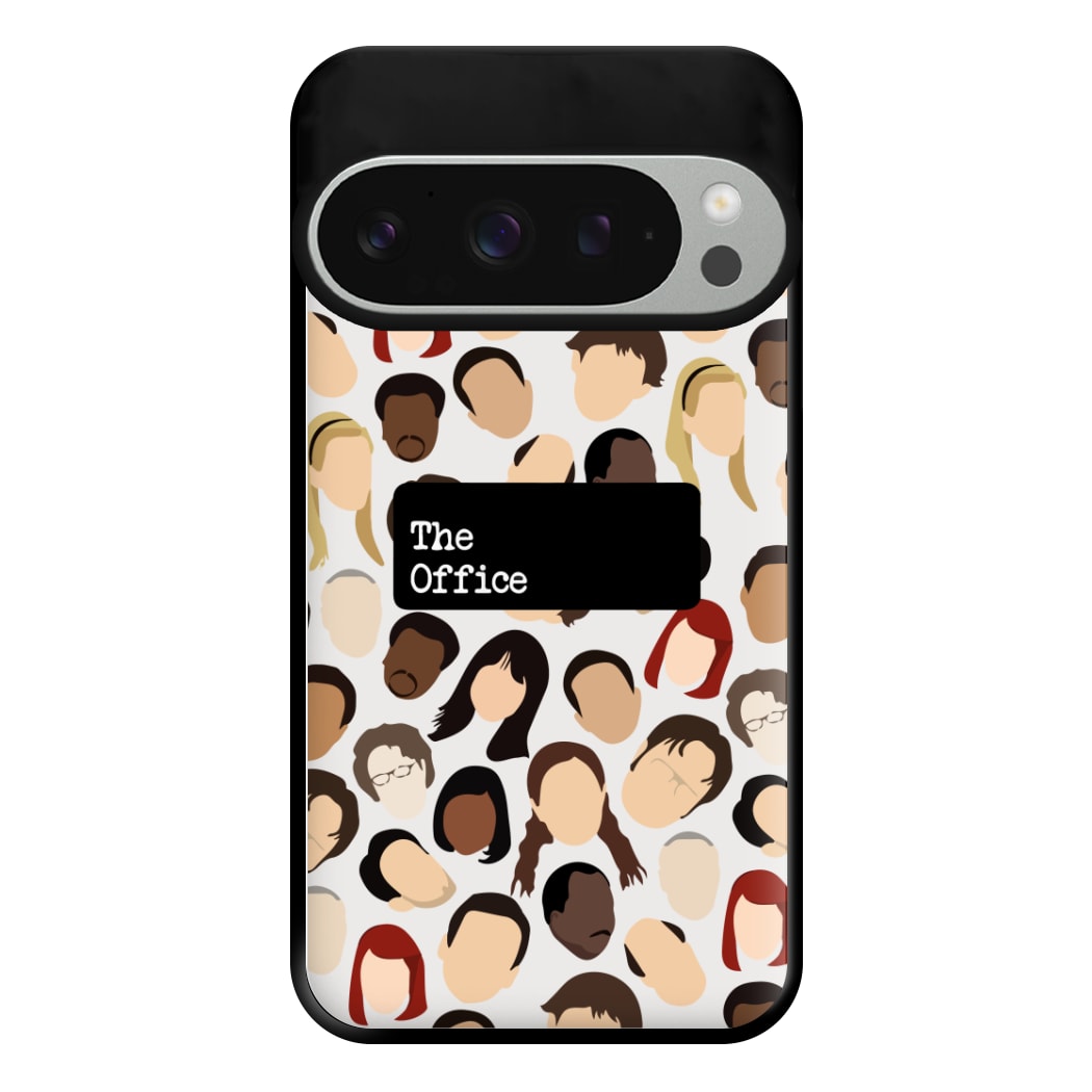 Office Collage Phone Case for Google Pixel 9 Pro XL