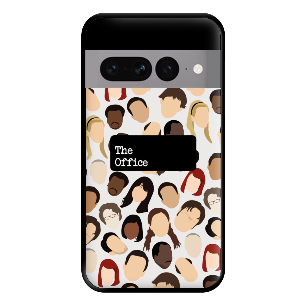 Office Collage Phone Case for Google Pixel 7 Pro