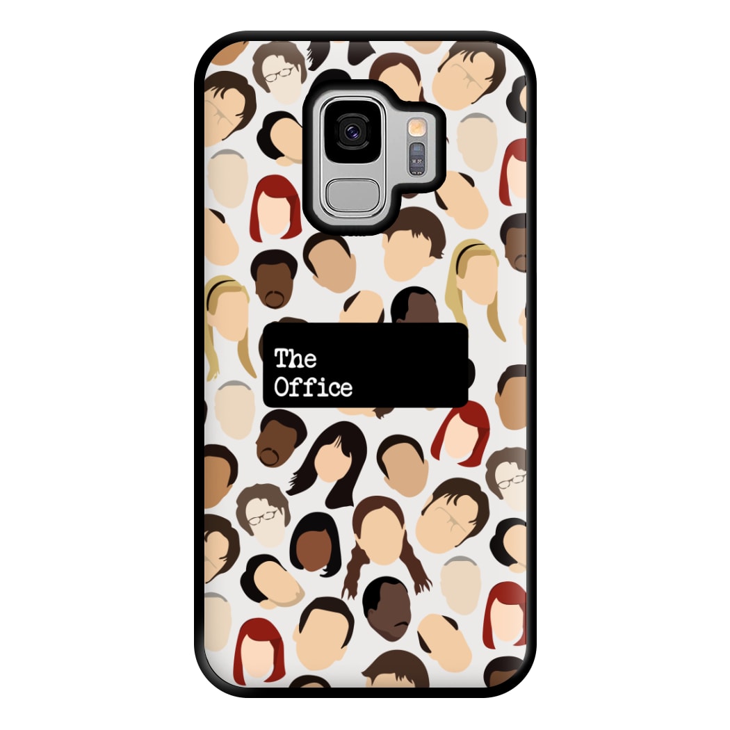 Office Collage Phone Case for Galaxy S9 Plus