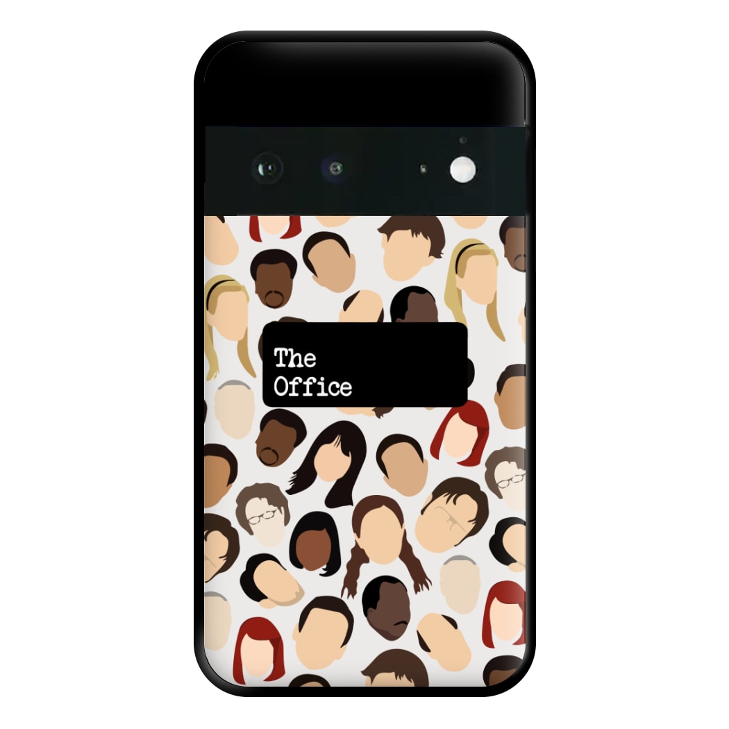 Office Collage Phone Case for Google Pixel 6a