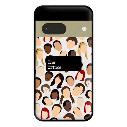 Office Collage Phone Case for Google Pixel 7a