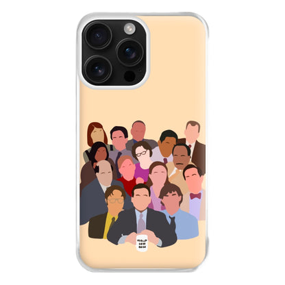 Office Characters Phone Case for iPhone 16 Pro Max