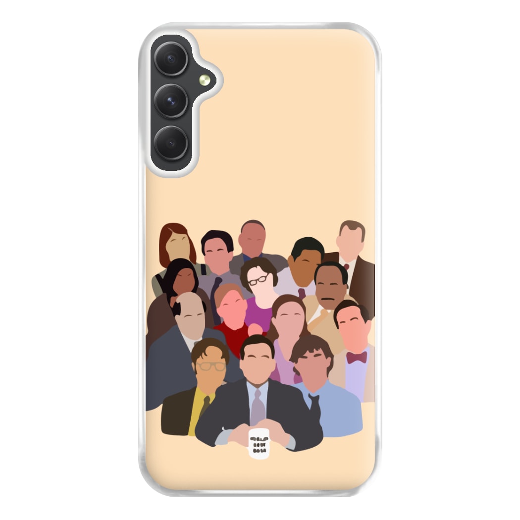 Office Characters Phone Case for Galaxy A54