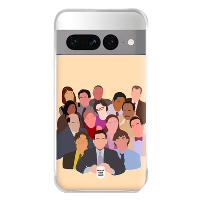 Office Characters Phone Case for Google Pixel 7 Pro