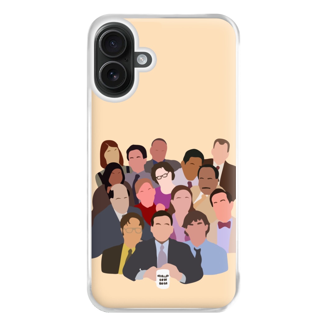 Office Characters Phone Case for iPhone 16 Plus