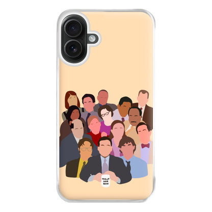 Office Characters Phone Case for iPhone 16 Plus