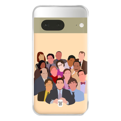 Office Characters Phone Case for Google Pixel 7a