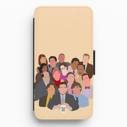 Office Characters Flip / Wallet Phone Case