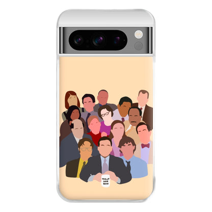 Office Characters Phone Case for Google Pixel 8 Pro