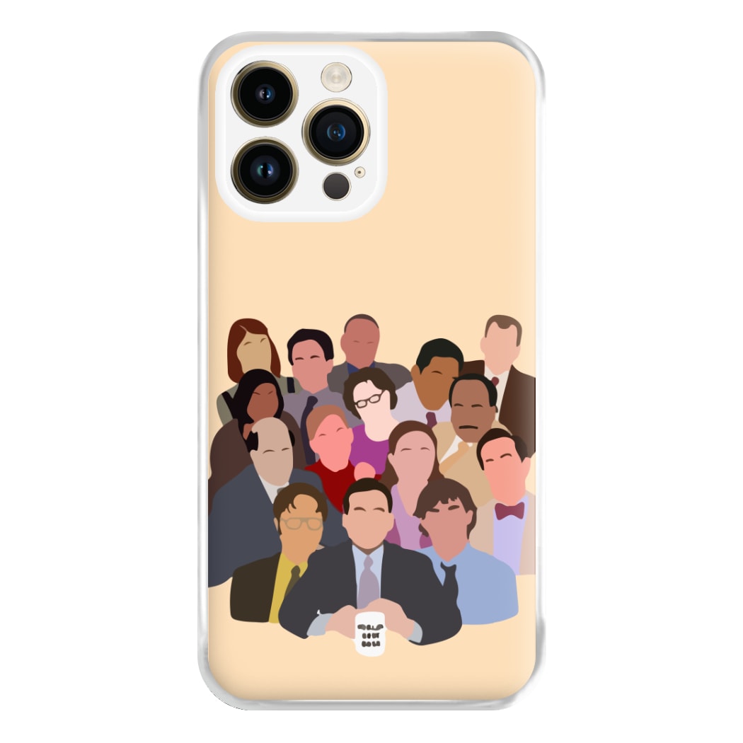 Office Characters Phone Case for iPhone 14 Pro Max