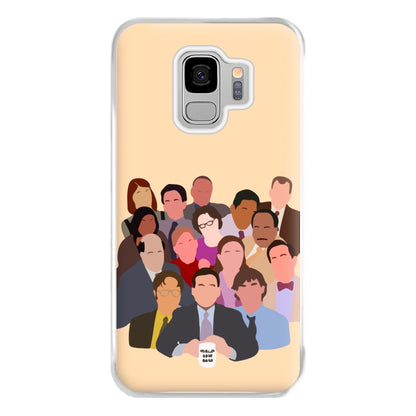 Office Characters Phone Case for Galaxy S9 Plus