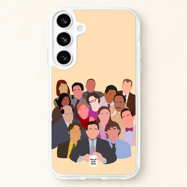 Office Characters Phone Case for Galaxy S26 Plus