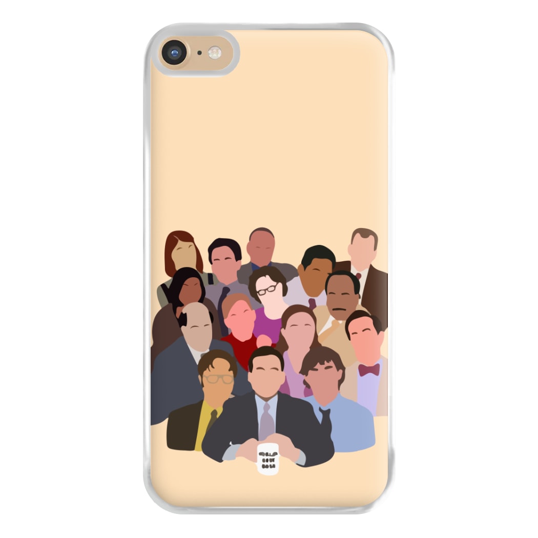 Office Characters Phone Case for iPhone 6 Plus / 7 Plus / 8 Plus