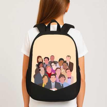 Office Characters Large School Bag