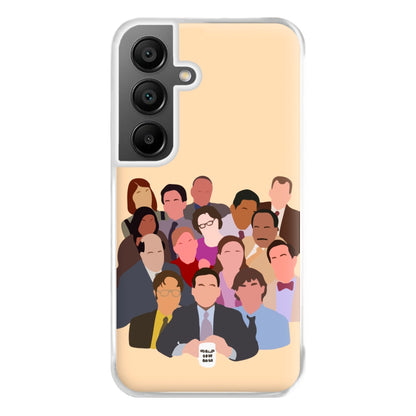 Office Characters Phone Case for Galaxy A55