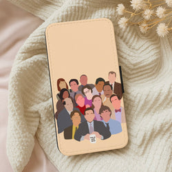 Office Characters Wallet Phone Case