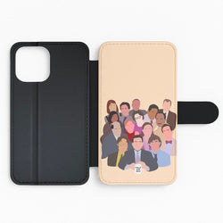 Office Characters Flip Phone Case