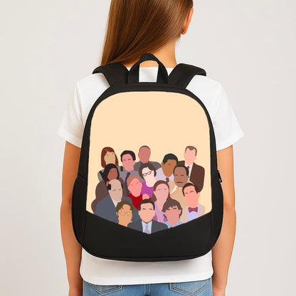 Office Characters School Bag