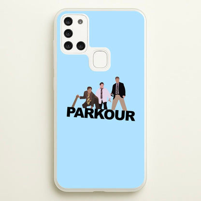 Parkour  - The Office Phone Case for Galaxy A21s