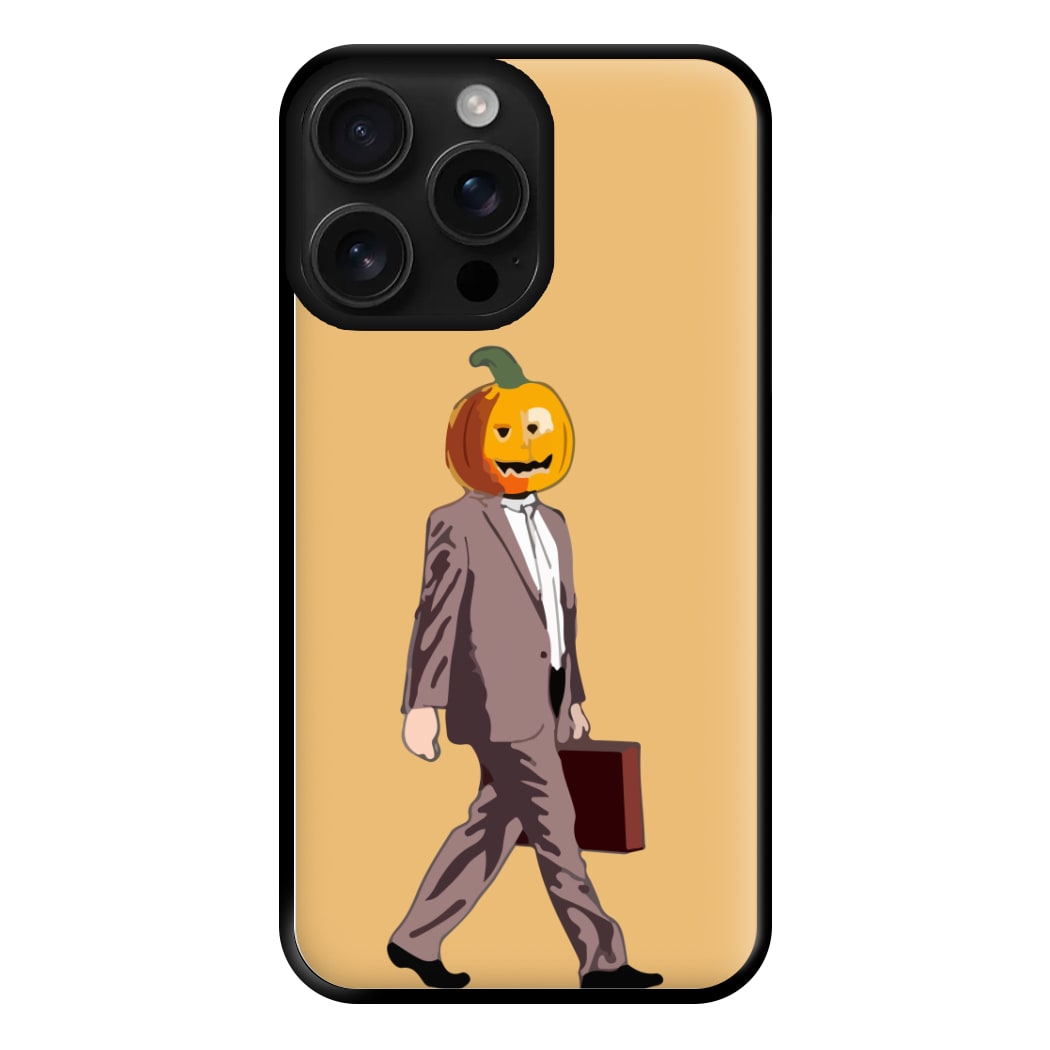 Dwight Pumpkin Head Phone Case