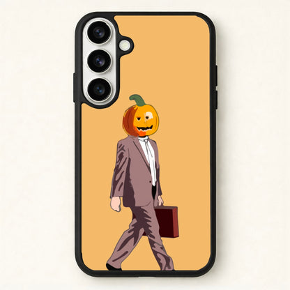 Dwight Pumpkin Head Phone Case for Galaxy S26 Plus