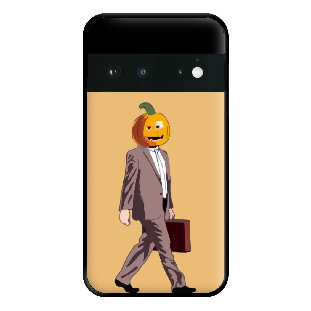 Dwight Pumpkin Head Phone Case for Google Pixel 6a