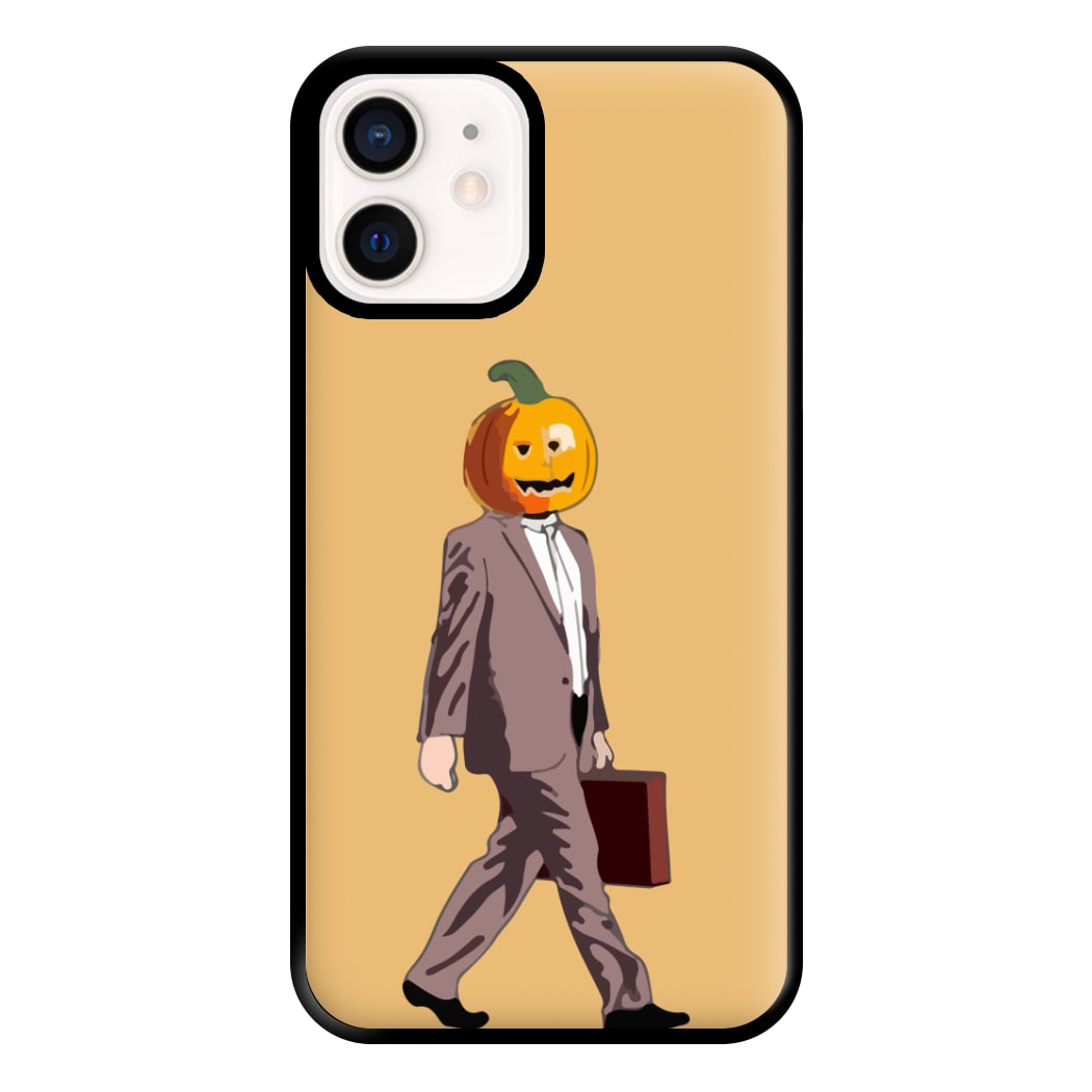 Dwight Pumpkin Head Phone Case for iPhone 13 Mini