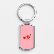 I Feel God In This Chilli's Tonight Luxury Keyring 1
