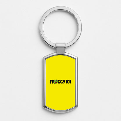 Froggy 101 Silver Keyring