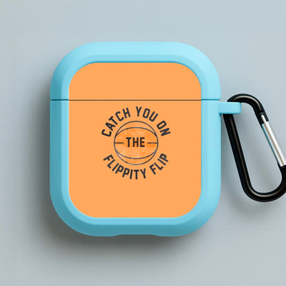 Catch You On The Flippity Flip Blue AirPods Case