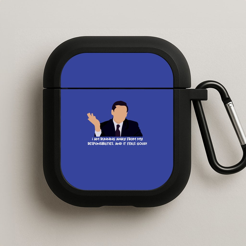 I Am Running Away From My Responsibilities AirPods Case
