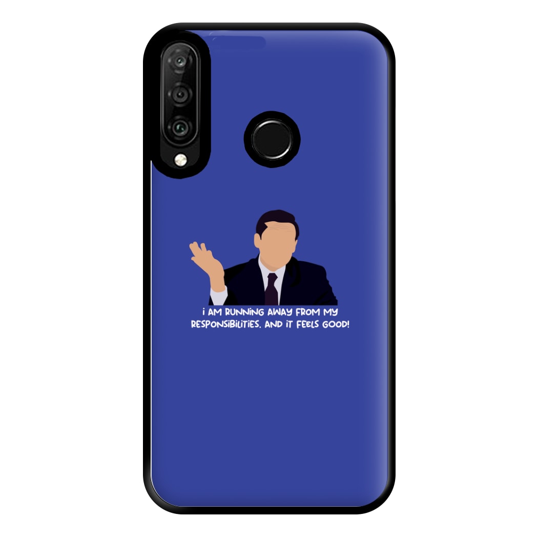 I Am Running Away From My Responsibilities Phone Case for Huawei P30 Lite