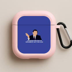 I Am Running Away From My Responsibilities Pink AirPods Case