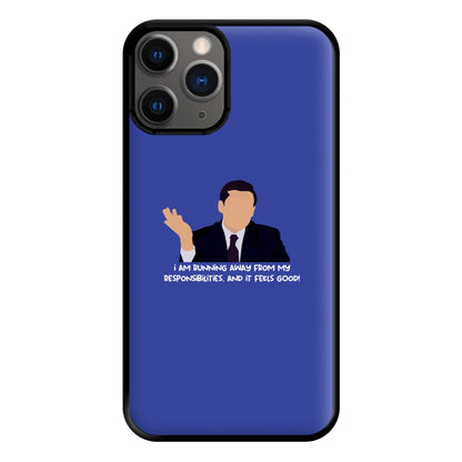 I Am Running Away From My Responsibilities Phone Case for iPhone 12 Pro Max