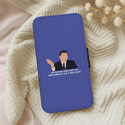 I Am Running Away From My Responsibilities Wallet Phone Case