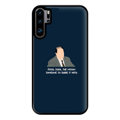 Pizza, Soda, The Moon Phone Case for Huawei P30 Pro