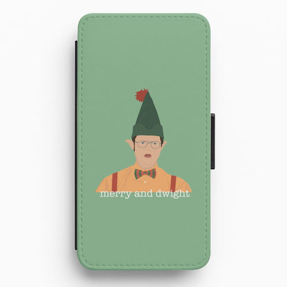 Merry And Dwight Flip / Wallet Phone Case