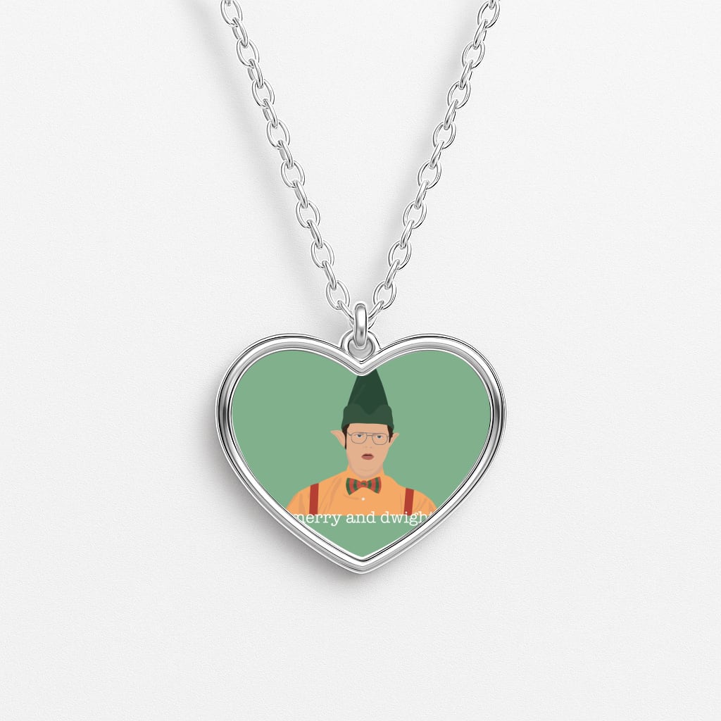 Merry And Dwight Heart Necklace