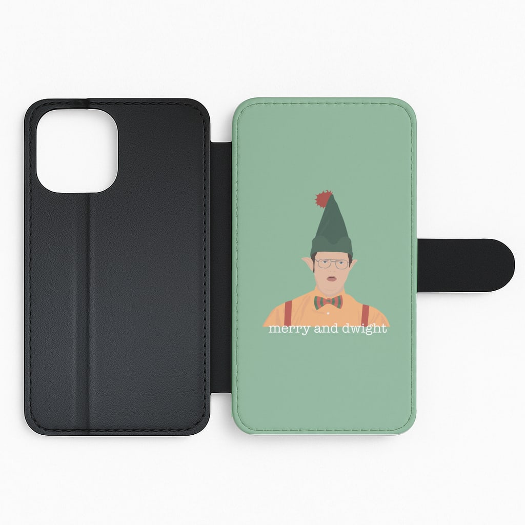 Merry And Dwight Flip Phone Case