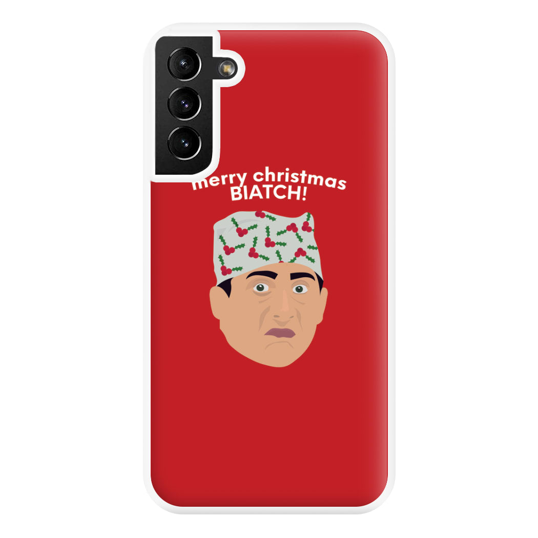 Merry Christmas Biatch Phone Case for Galaxy S21 Plus